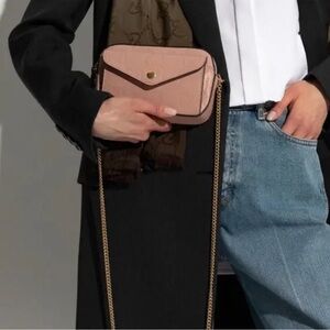 Gucci Mini GG leather crossbody bag